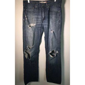 Levis 559 distressed relaxed fit straight Jeans